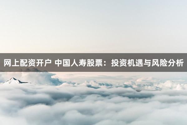 网上配资开户 中国人寿股票：投资机遇与风险分析