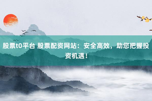 股票t0平台 股票配资网站：安全高效，助您把握投资机遇！