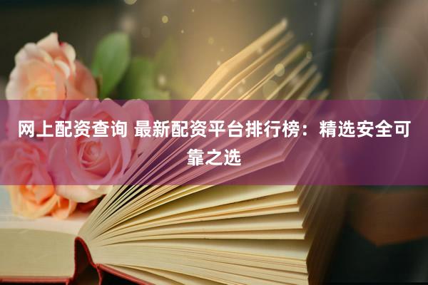 网上配资查询 最新配资平台排行榜：精选安全可靠之选
