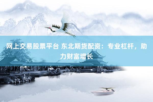 网上交易股票平台 东北期货配资：专业杠杆，助力财富增长