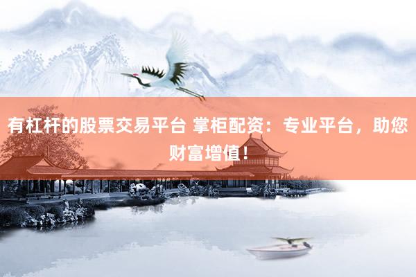 有杠杆的股票交易平台 掌柜配资：专业平台，助您财富增值！