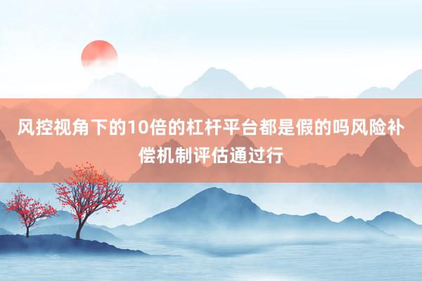 风控视角下的10倍的杠杆平台都是假的吗风险补偿机制评估通过行